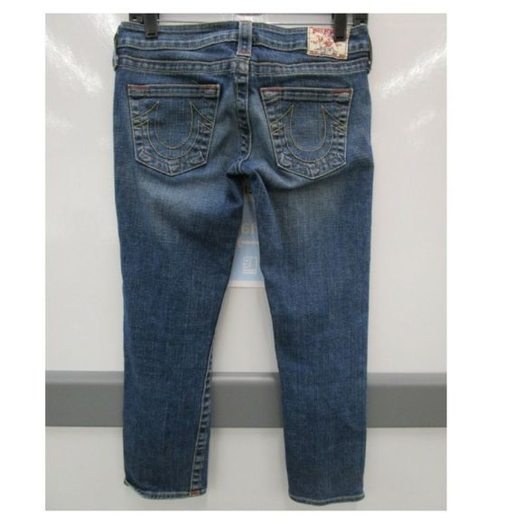 True Religion Kate Cropped Ankle Jeans 27‎ - Picture 3 of 11